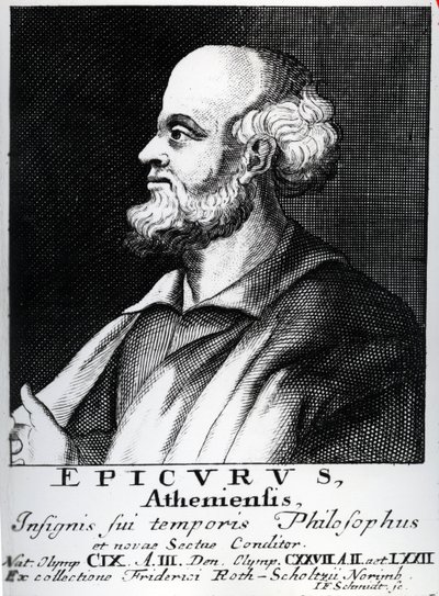 Epicurus by German School